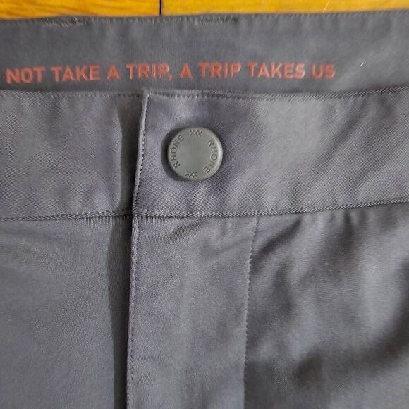 Rhone Mens Commuter Pants Gray Size 42X26 Classic Straight Leg - Picture 5 of 9